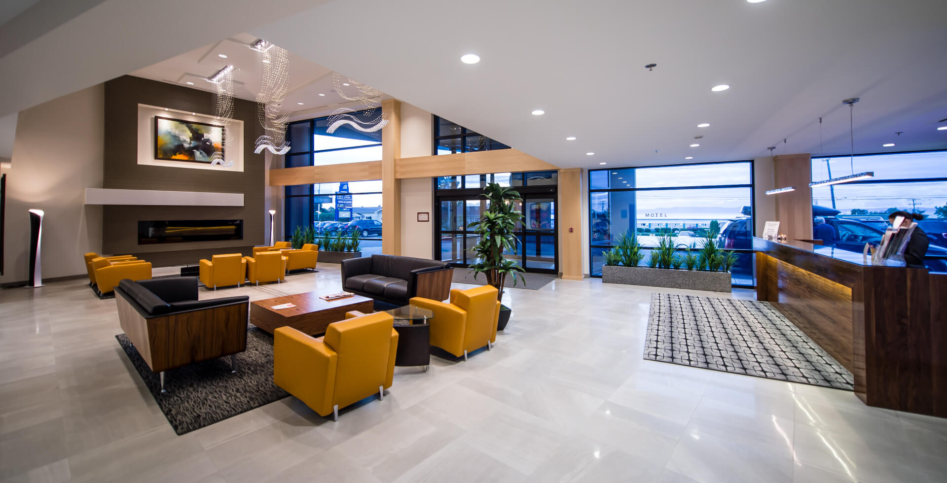 Lobby de l'Hôtel Levesque